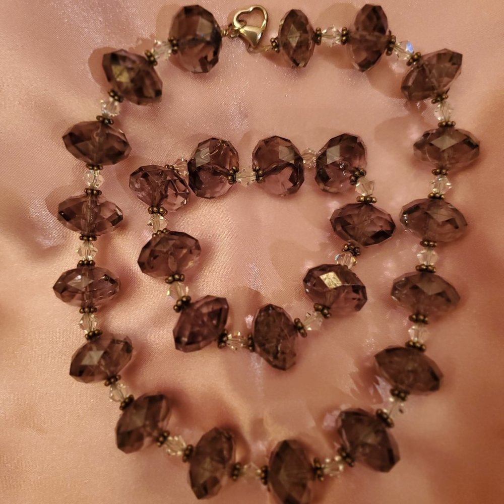 Womens necklace and bracelet set